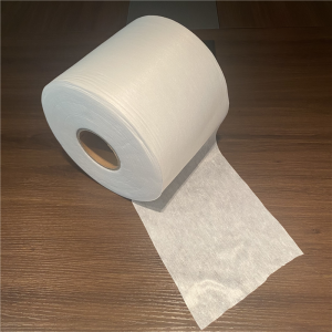 100%polyester 60 jumbo roll spunlace nonwoven fabric manufacturer free sample
